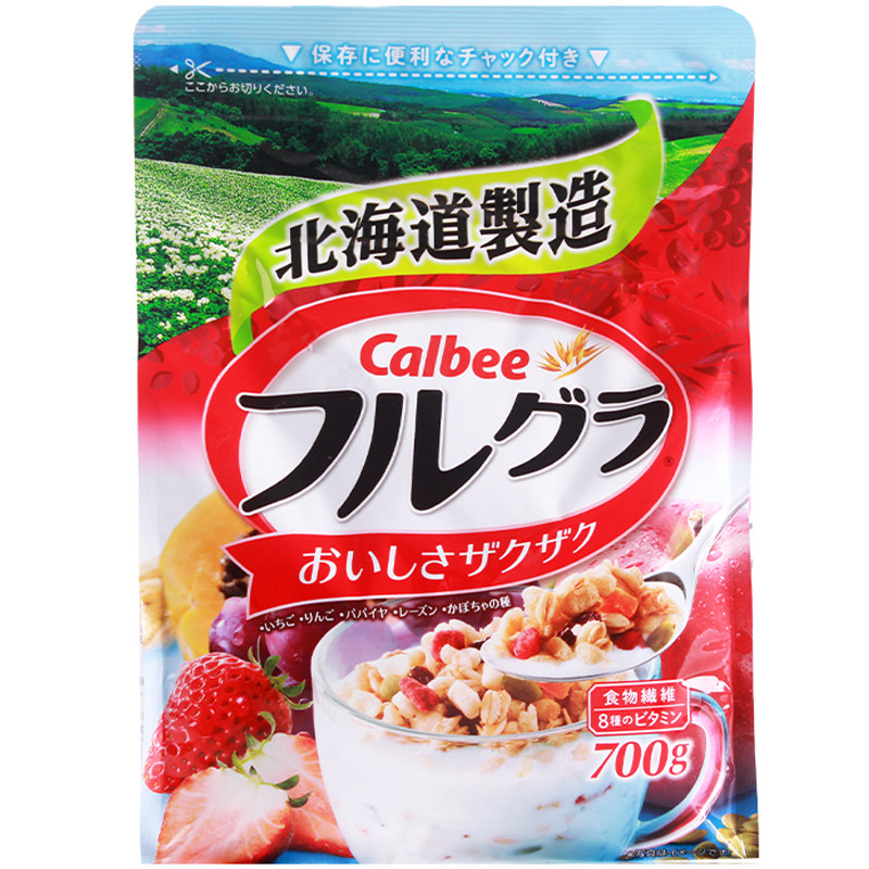 卡乐比Calbee京都制造富果水果/坚果混合麦片