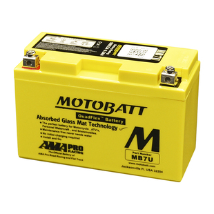 MOTOBATT杜卡迪超跑雅马哈TTR250 FORCE155凯旋675摩托车电瓶电池