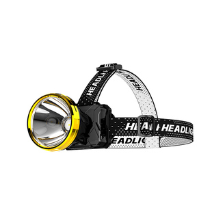 黄光照鱼专用头灯2026新款强光超亮感应防水头戴式手电筒夜钓钓鱼