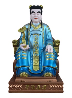 三茅真君神像树脂银彩佛像茅盈真君茅固真君茅衷真君神像