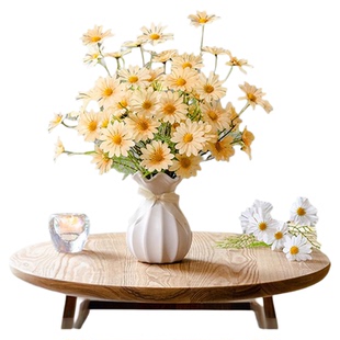 掬涵小雏菊假花仿真花摆设客厅餐桌绿植装饰干花花束摆件轻奢高端