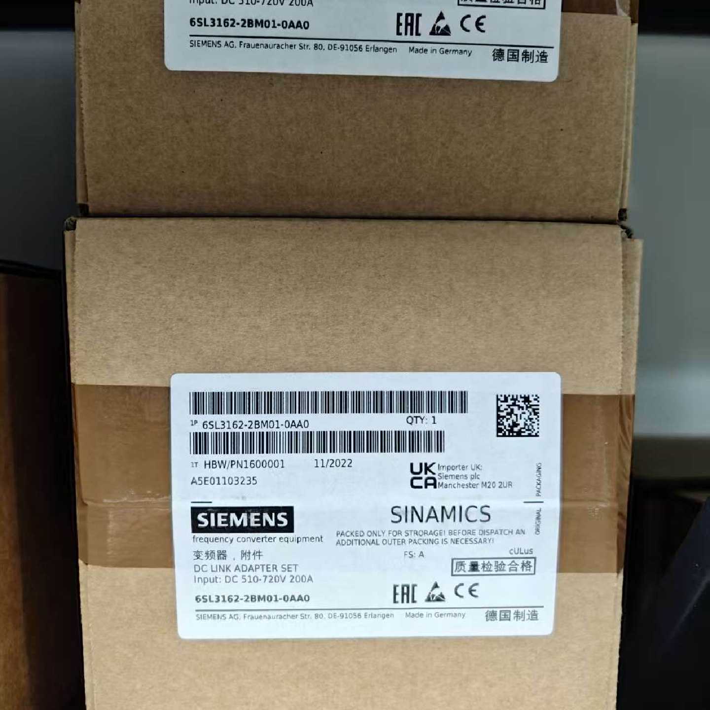 议价西门子适配器 6SL3162-2BM00/01/2MA00-0AA0全新原装