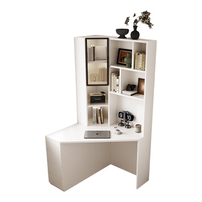 帕美迪实木轻奢奶油风学习专用