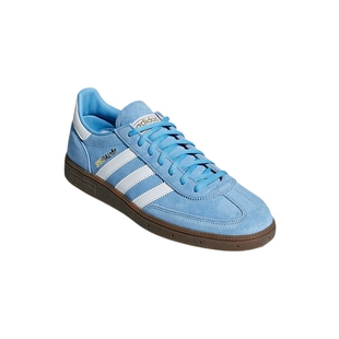 adidas阿迪达斯三叶草HANDBALL德训鞋女休闲鞋蓝色T头鞋 BD7632