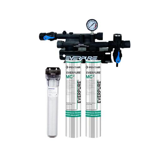 爱惠浦净水器商用大流量过滤器奶茶店净水机MC2双联