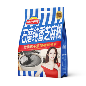 南方阳光石磨纯香芝麻糊600g