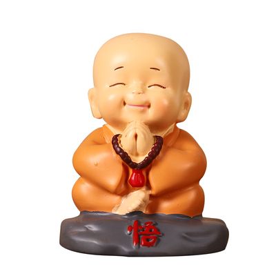 新款禅意小和尚摆件桌面装饰品