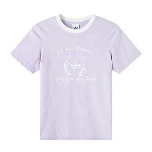 Adidas阿迪达斯三叶草女装2026夏季新款SS TEE W CC短袖T恤KY5735