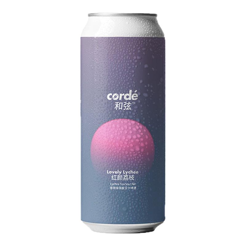新品Corde和弦红颜荔枝原萃绿茶酸艾尔抹茶脑袋抹茶精酿啤酒500ml
