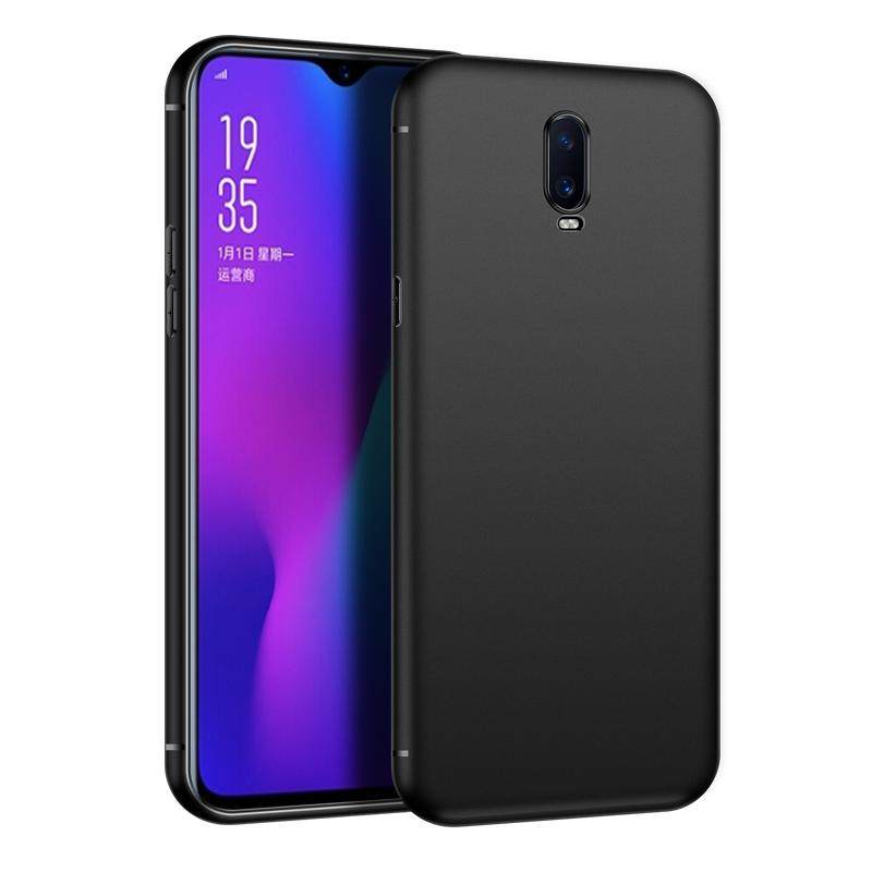 适用oppoR17pro手机壳oppoR17磨砂oppo r17硅胶软壳全包边超薄防摔0pp0R17男士女生新款保护套黑色外壳高级感