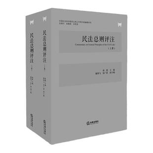 正版全2册 民法总则评注上下册 陈甦 法律出版社 自然人非法人组织 民事权利民事法律行为 民事责任代理诉讼时效 民法总则要义理论
