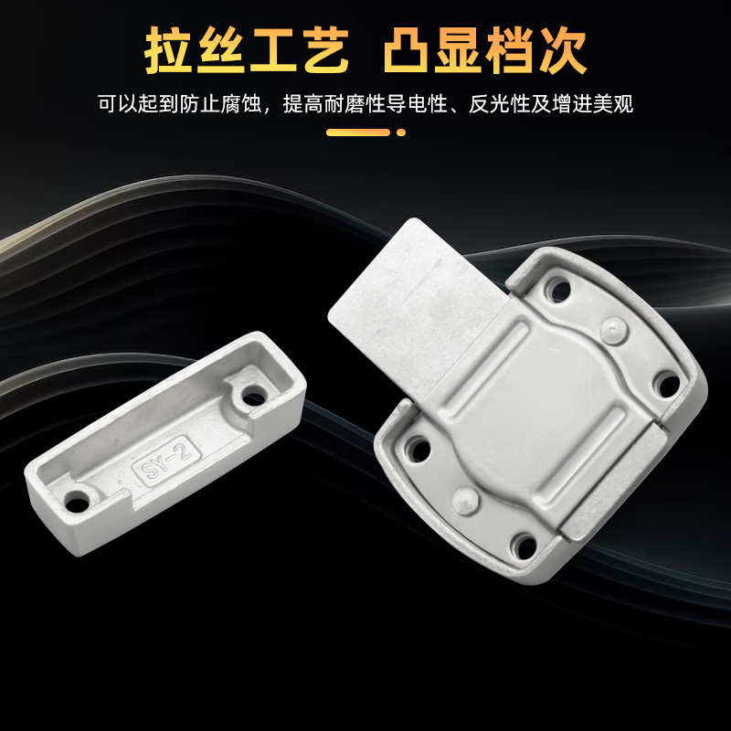 304不锈钢防盗插销锁门扣明装卡扣卫生间门反锁旋转固定门闩锁扣