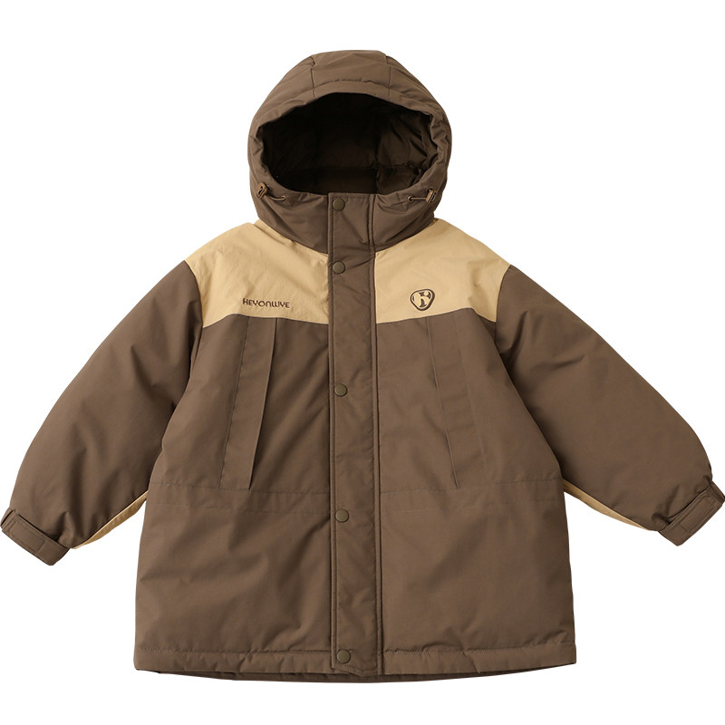 亲子装男童羽绒服加厚2025冬季新款儿童羽绒服加厚款中大童装4968