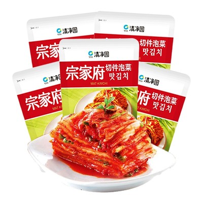 宗家府韩国袋装切件泡菜