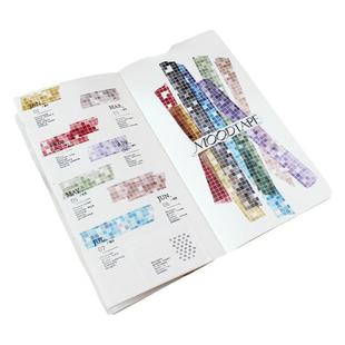 moodtape原创设计手帐胶带咕卡格子基础和纸手帐diy文具装饰贴纸