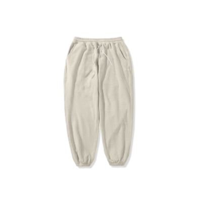 AGITOMADE加厚摇粒绒束脚裤