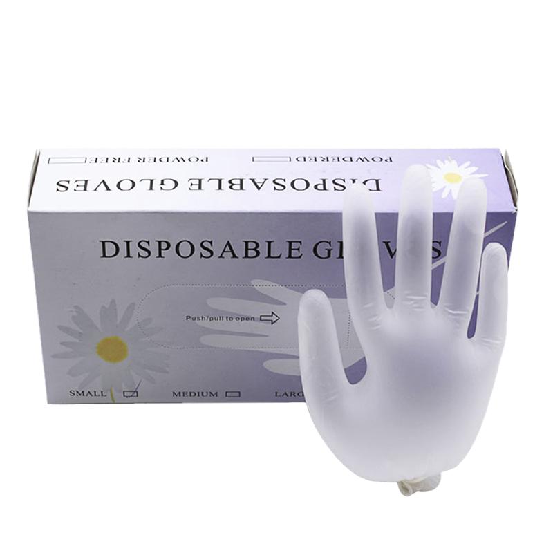 纹绣一次性手套半永久丁晴PVC纹绣手套拉伸超薄美睫美容工具用品