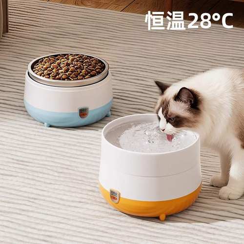 猫咪饮水机恒温自动加热宠物自动喂水器狗狗喝水器流动酸奶机水壶