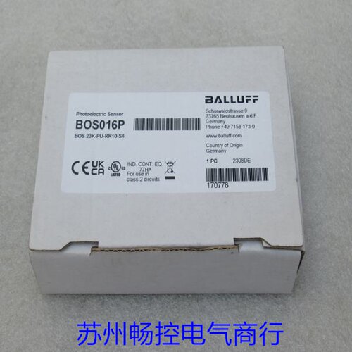 *销售*全新巴鲁夫BALLUFF传感器 BOS 23K-PU-RR10-S4 现货BOS016P