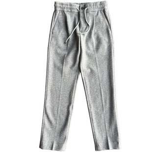 【暖意融融】一条过冬！巨显瘦显腿长羊毛混纺松紧腰抽绳休闲裤男