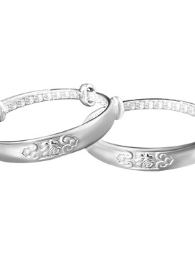 宫里上新正品足银999宝宝银手镯