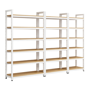 多层置物架落地储藏室白色铁架鞋店鞋架样品展示架展示柜商用货架