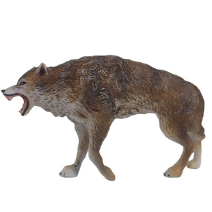 新凯纳史前动物模型猛犸象恐狼玩具咆哮灰狼远古狼古生物儿童认知