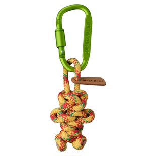 户外背包挂件包包书包钥匙扣挂绳徒步登山扣伞绳编织运动小熊配件