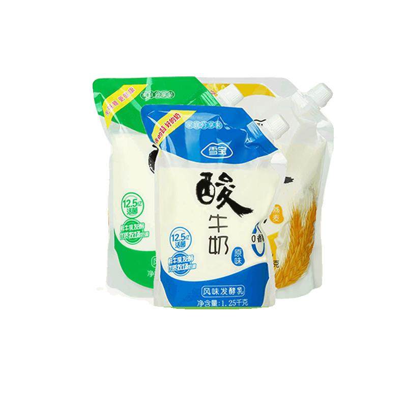 雪宝酸奶0蔗糖大袋装更实惠