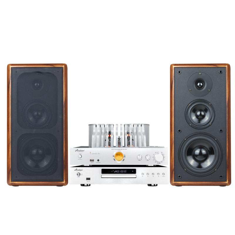 AirDance电子管hifi组合音响S-333发烧胆机音响套装无源书架音箱