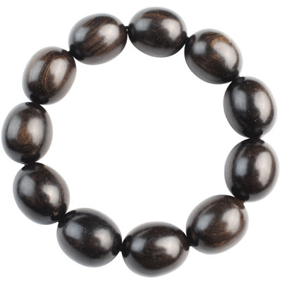 手链天然枣珠黄檀木料男女情侣