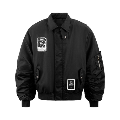 8FF飞行员夹克贴布棉衣