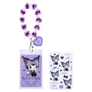 广博联名三丽鸥卡通可爱女学生门禁卡套饭卡胸牌校园卡公交地铁工作证厂牌吊牌身份证套保护壳个性透明挂脖绳