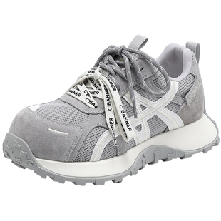 千百度厚底老爹鞋女2026春季新款百搭多巴胺女鞋阿甘休闲运动鞋女