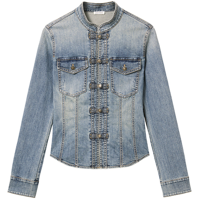 MissSixty盘扣牛仔衬衫