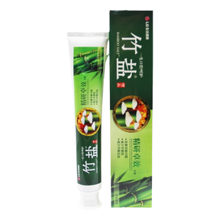 LG竹盐精研卓效牙膏170g牙齿牙龈红肿牙菌斑清新口气减轻异味嘴臭