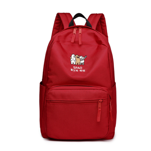 SPAO双肩包韩国大学高中学生书包男女英伦学院风双肩包简约背包潮