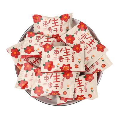 红色花朵枣生贵子金元满