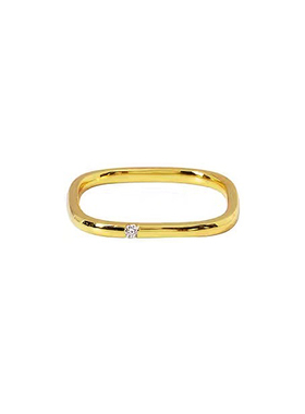 时尚个性风微镶戒指小红书同款