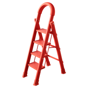 声雨竹梯子家用折叠梯加厚加宽铝合金人字梯伸缩四五步小楼梯步梯