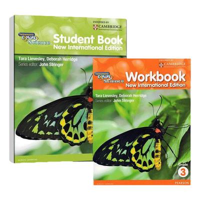 培生剑桥国际小学科学课程教材+练习册套装 第三级别 HEINEMANN EXPLORE SCIENCE 儿童教材 波米诺绘本语言表达 正版原著英语书籍