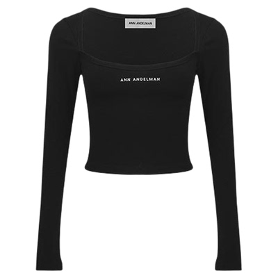 ANNANDELMAN修身方领长袖T恤