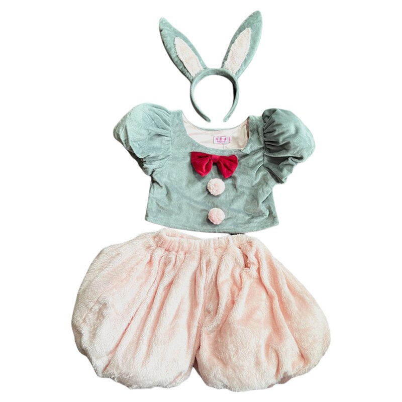 元旦儿童演出服小兔子衣服幼儿园宝宝cosplay圣诞节动物表演服装
