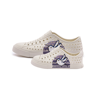 native濒危动物Bloom亲子洞洞鞋儿童男女童EVA沙滩鞋雨鞋情侣凉鞋