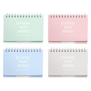 英语背单词本环扣式横版记忆本随身便携迷你可遮挡考研神器生词积累英文日语艾宾浩斯学生用小本子词汇笔记本