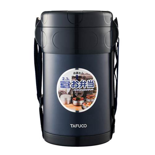 日本泰福高4层保温饭盒304不锈钢便当盒上班族便携真空超长保温桶