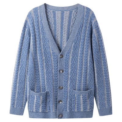 羚荌渼感商务休闲羊绒衫男士毛衣