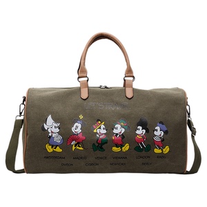 大容量旅行包女时尚轻便手提斜挎运动健身包短途旅游收纳行李袋男