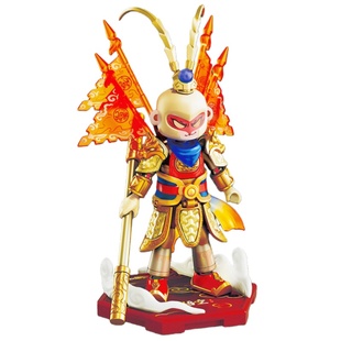 布鲁可积木人周年版孙悟空法相金身齐天大圣摆件男英雄无限手办克