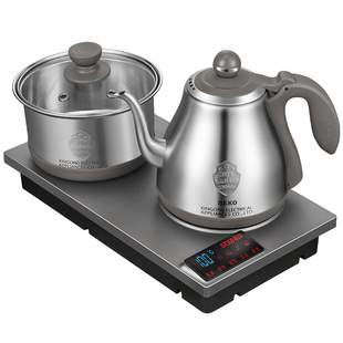 新功W52底部全自动上水电热水壶1800W大功率电茶炉泡茶专用烧水壶